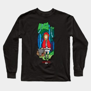 Red Badtime Stories Long Sleeve T-Shirt